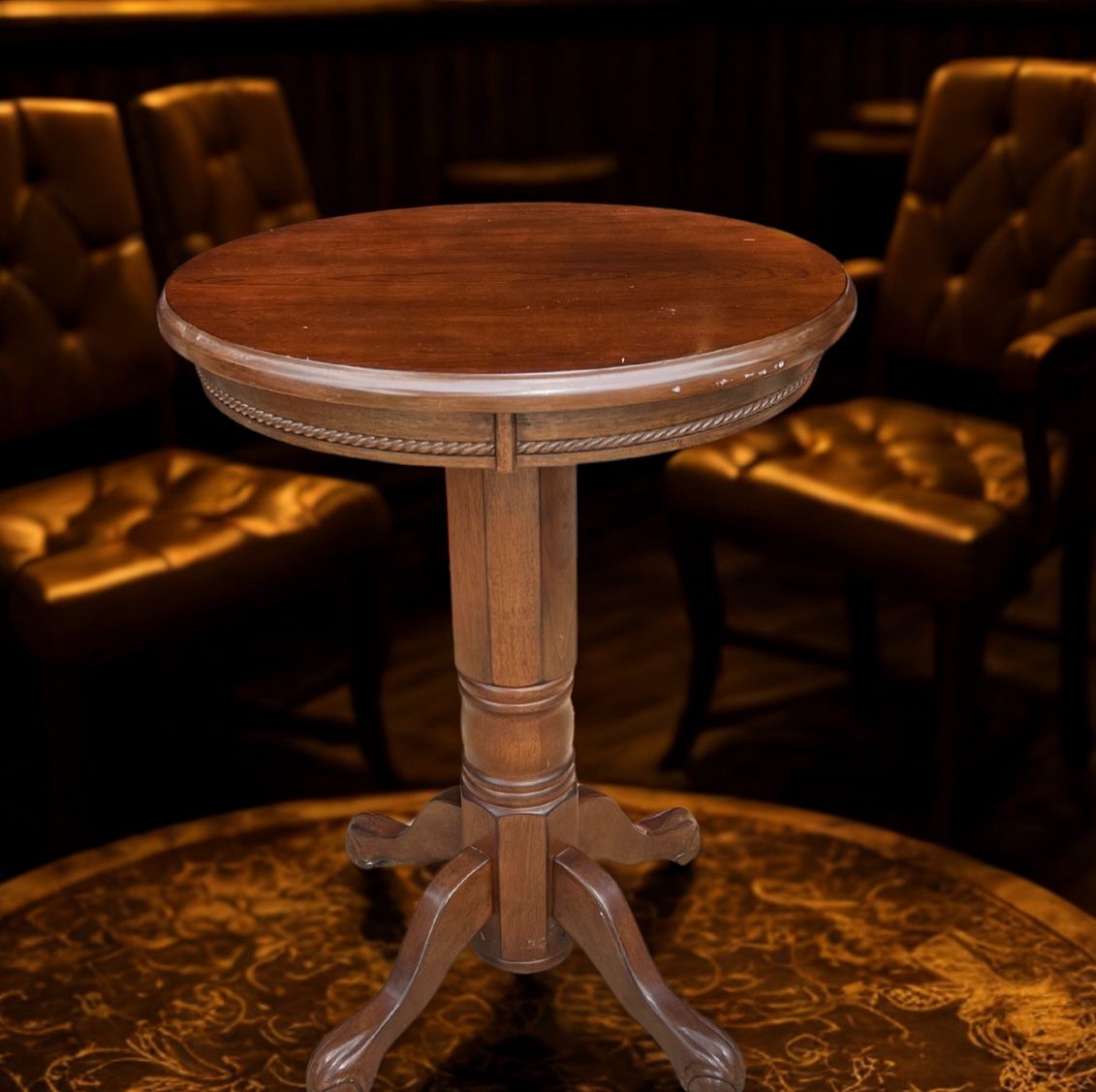 Wood Pub Table- Perfect For Man Cave