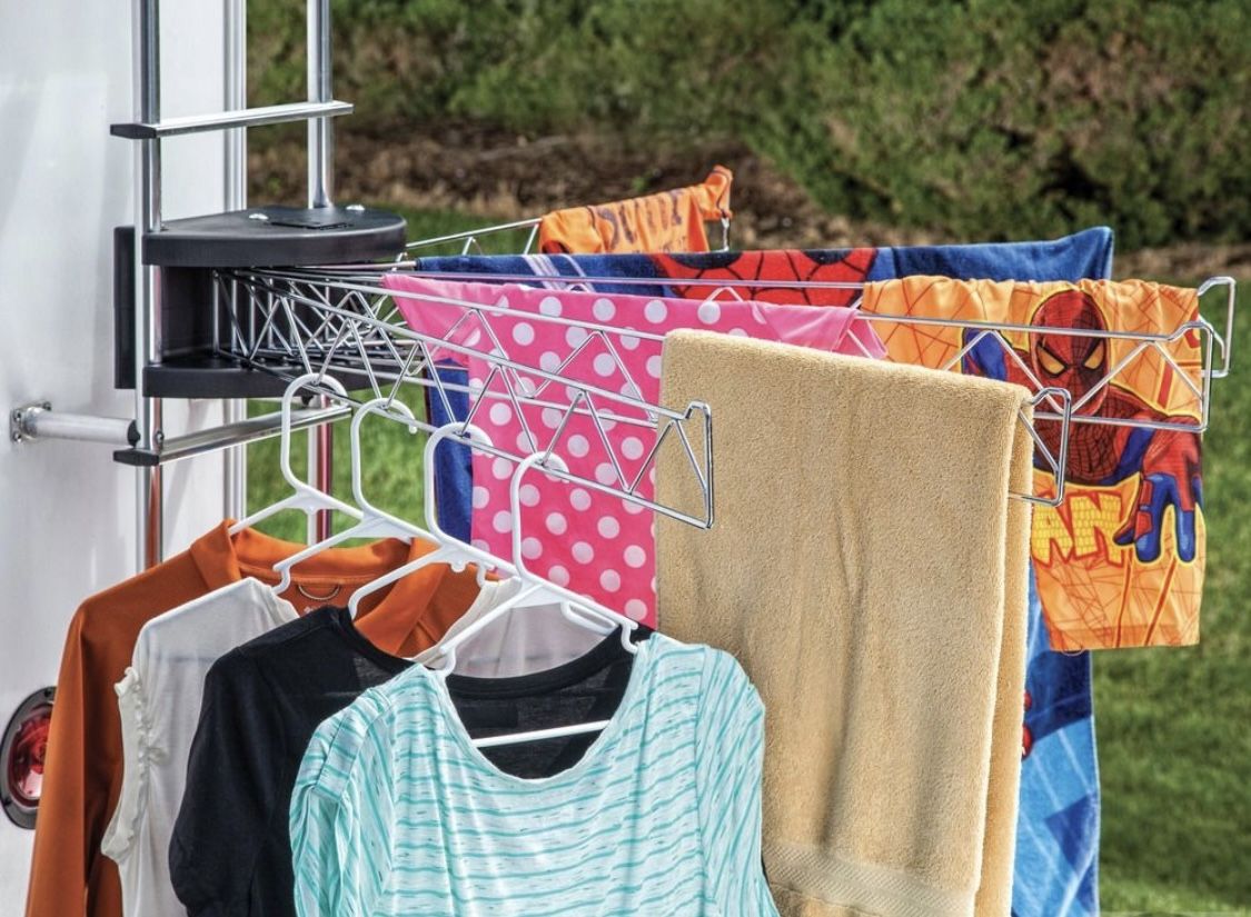 27 Inch RV Motorhome Van Life Clothes Dryer Line Extendable