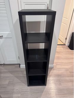 IKEA KALLAX 4-Cube Shelf – Black-Brown – 57.5”