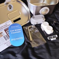 Stainless Steel Pet Water Fountain 3.2L – Neareal 🐾💧