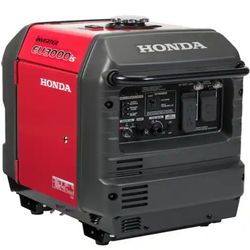 Honda 3000w Inverter Generator, Pull/electric Start, 30A RV Connection, New, Financing Available 