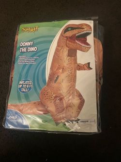 Donny the Dino inflatable costume