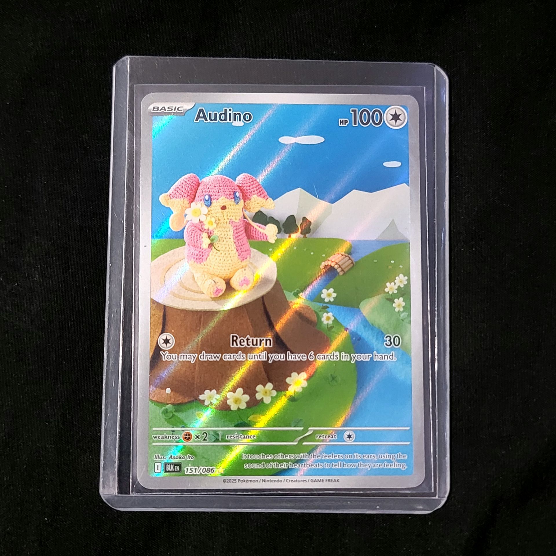 Pokemon Audino 151/086 Black Bolt Set