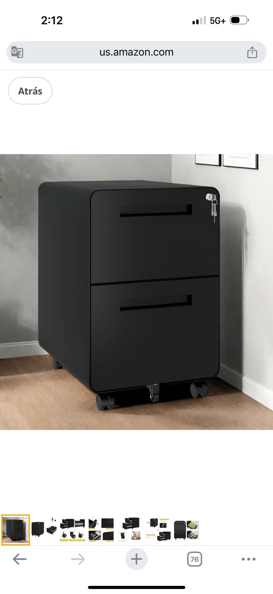 2-Drawer Filing Cabinet