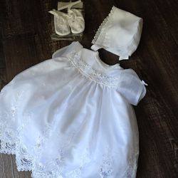 Baptism Dress 9-12m