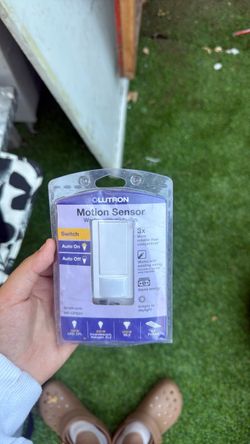 A motion sensor light switch