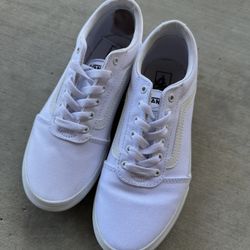 Vans Canvas Old Skool True White size - men’s 4