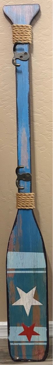 2 nautical themed hanging paddles