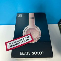 Black Friday 10% OFF 50$ Max from 11/20/2023-11/30/2023 Beatsbydre Beats Solo3 Wireless Headphones New - PAY $1 To Take It Home - Pay the rest later
