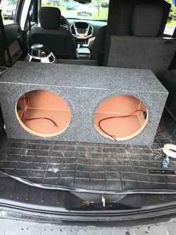12inch duel sealed subwoofer box enclosure