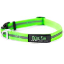 Mighty Paw Waterproof, Stink Proof Dog Collar with Reflective Stripe