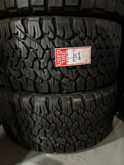 BF Goodrich KO2 33x12.50R22 Tires – Set of (2) (Take offs)98% Thread Life 500$ Installed and Balanced Located at 1305 Preston Ave Pasadena Tx 77503