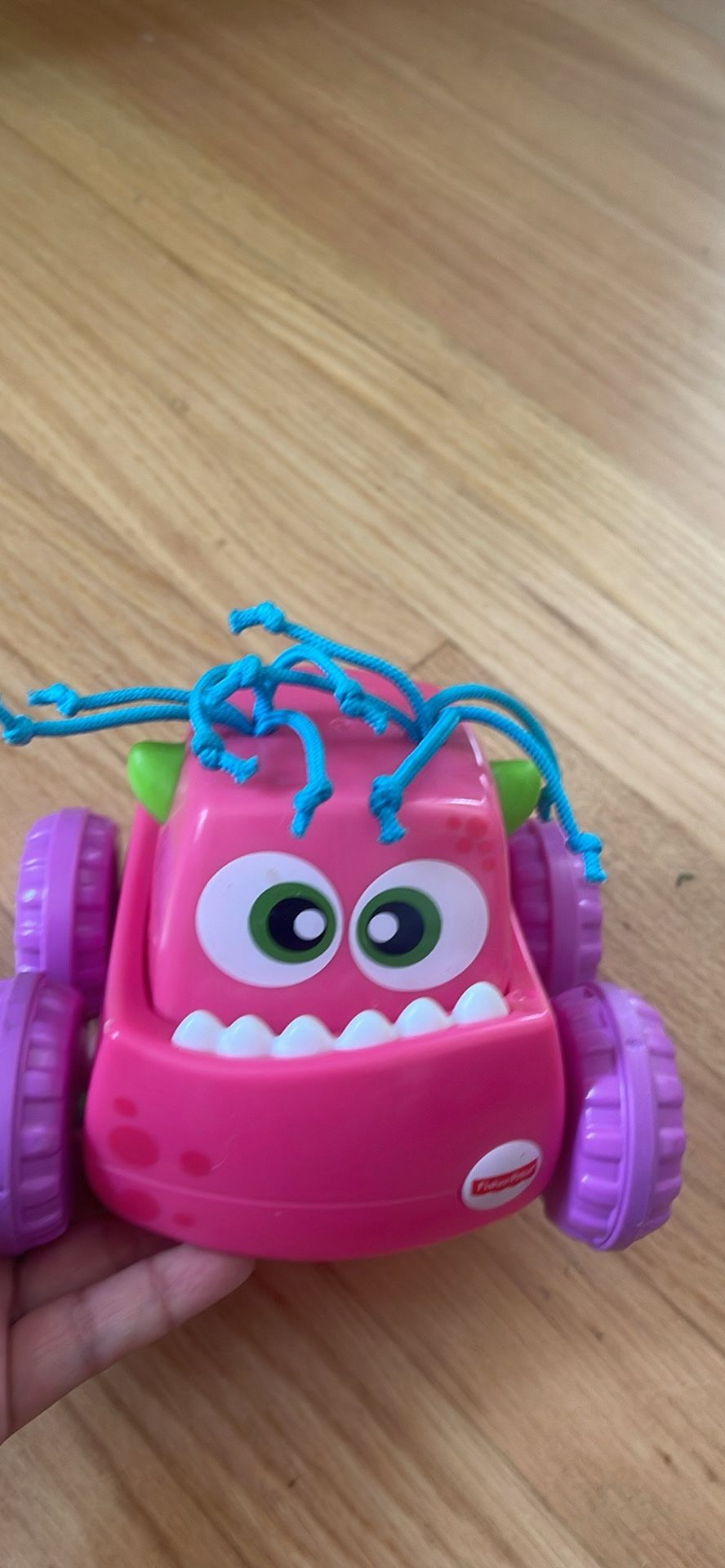 Fisher-Price Pink Monster Pull-Along Toy