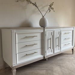 Dresser/White Dresser/Solid Wood/ Credenza/Buffet/Sideboard/Coastal/Console Table/TV Stand/Modern
