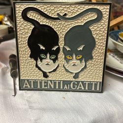 Decorative Italian Ceramic Plate For Hanging Or Hot Plate