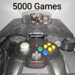 Nintendo N64 With 5000 Games 