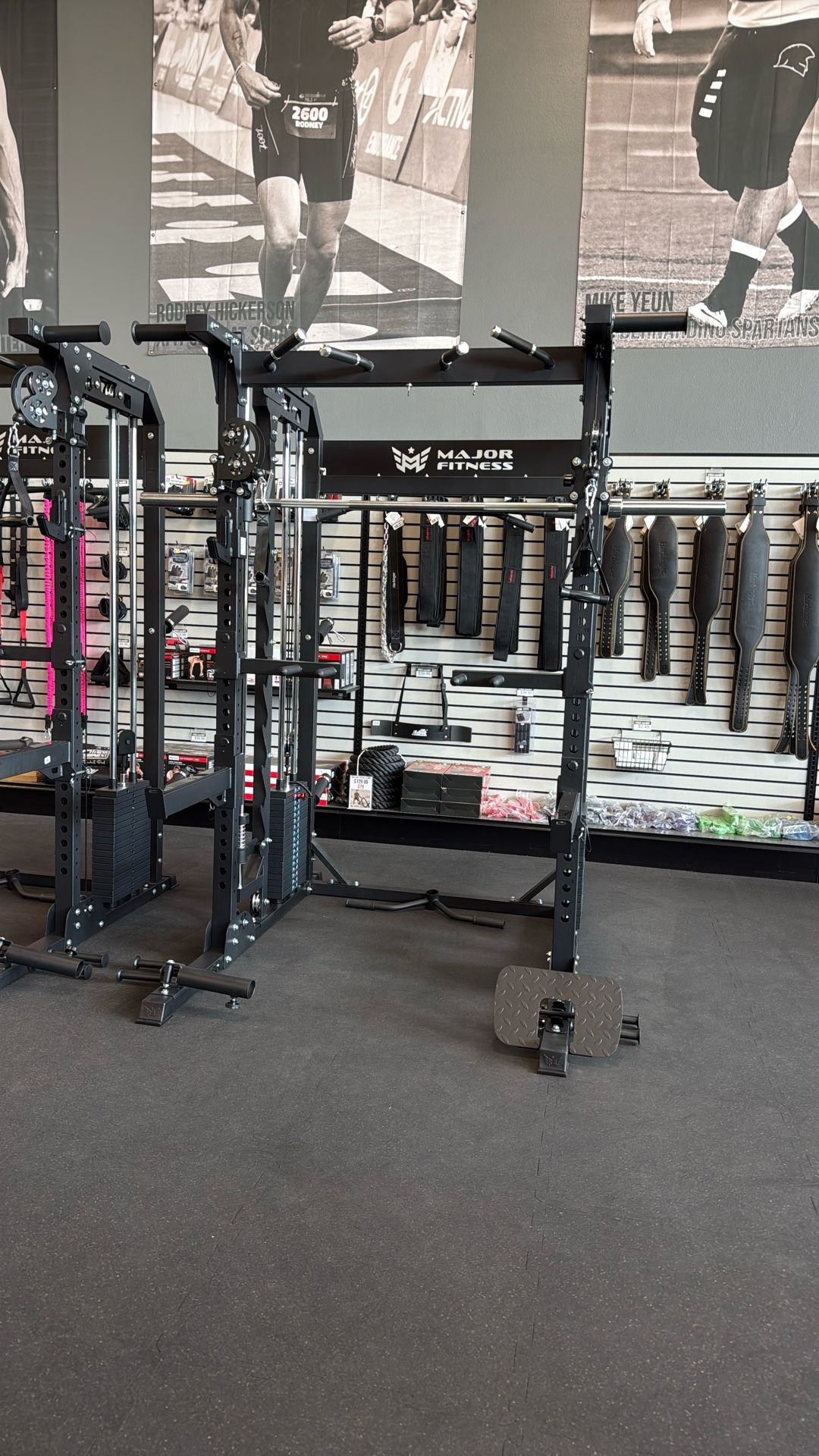 MAJOR FITNESS B52PRO - Squat Rack Power Cage Functional Trainer with Smith Machine