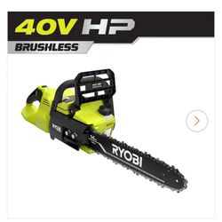 Chainsaw Ryoby 40volt Batería Y Cargador