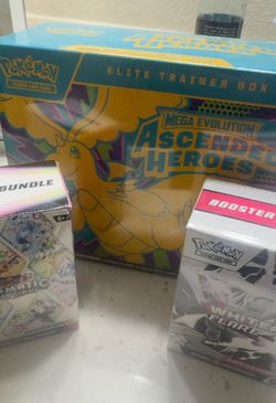 Pokemon Ascended Hero’s ETB-Prismatic / White Flare Booster