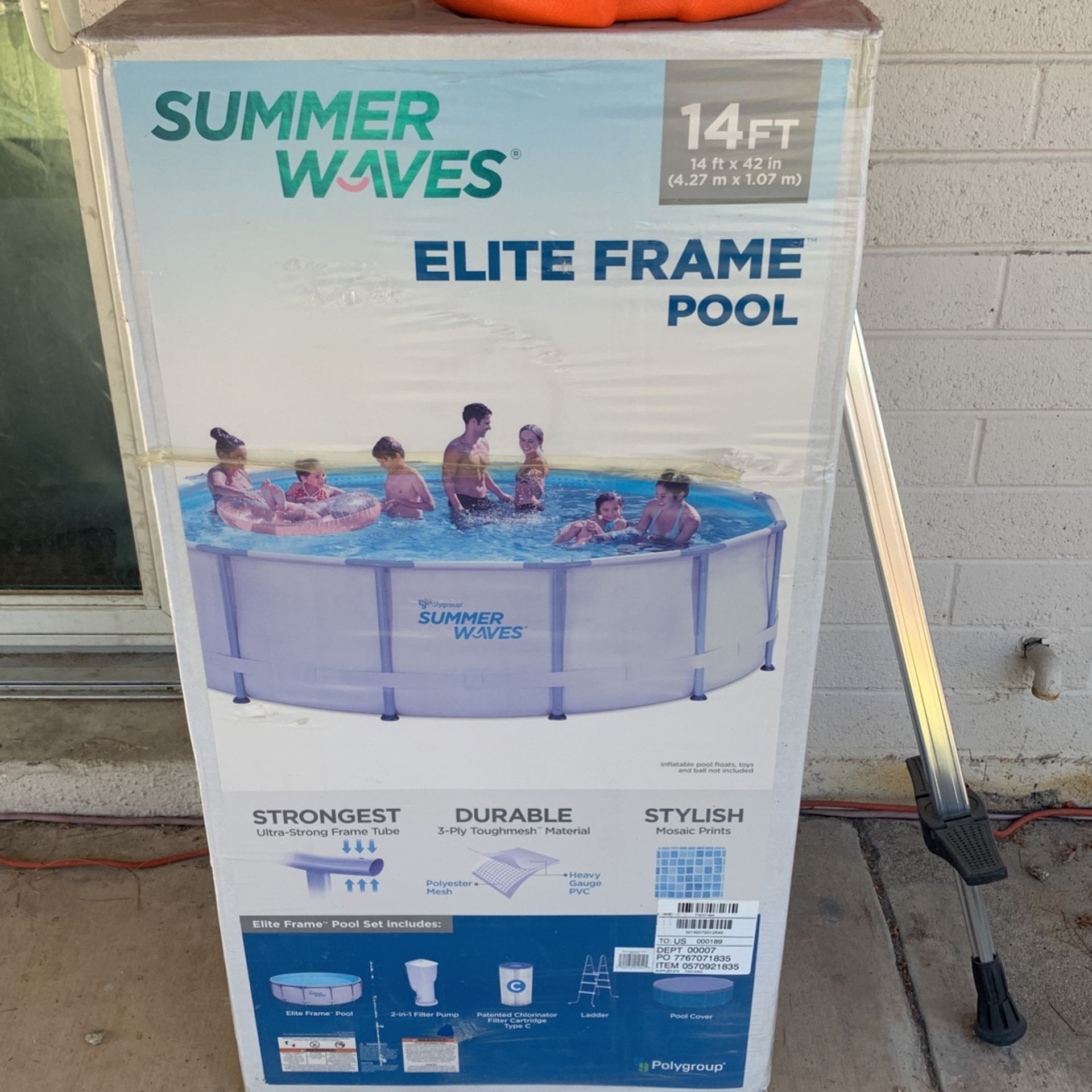 Summer Waves Elite Frame Pool 14ft