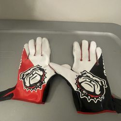 Georgia Football Gloves Size 2XL