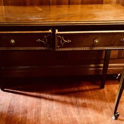Antique Writing Desktop Is 42x20 1/2  30” Tall