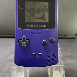 Authentic Nintendo Game Boy Color (Original Purple, model CGB‑001)
