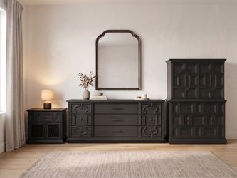 3pc Refinished Vintage modern bedroom set-  delivery available