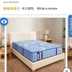 Queen Mattress and Foundation/Bed Frame
