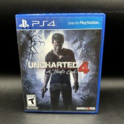 Uncharted 4 A Thief's End Playstation 4