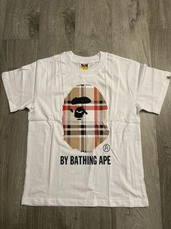 WHITE BAPE TEE ! SIZE LARGE AND SMALL!