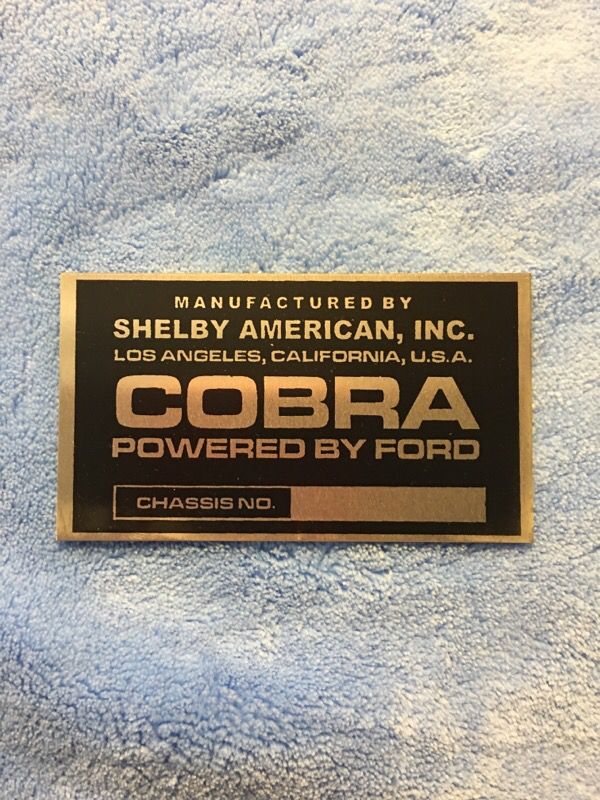 Cobra plaque