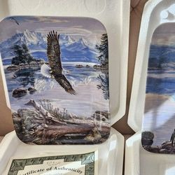 Dawns Call  - Set Of 4 Collector Plates