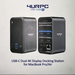 Dual Monitor Docking Station for MacBook Pro / MacBook Air (See Description For Compatibility