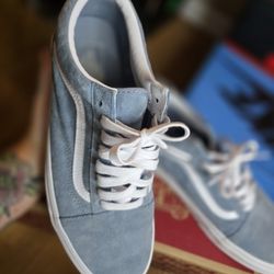 Vans Old School Pig Suede Baby Blue 
