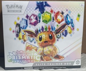 Pokémon Scarlet & Violet Prismatic Evolutions Elite Trainer Box