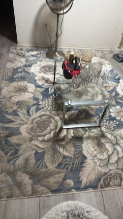 Blue rug