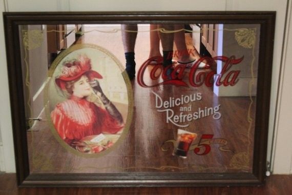 Coca cola mirror
