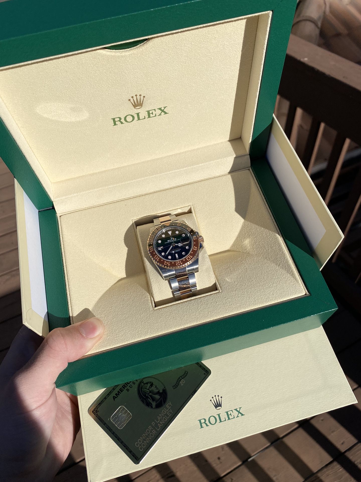 Rolex Rootbeer 126711 Chnr Rose Gold Watch