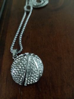 New NBA Basketball Studed Necklace