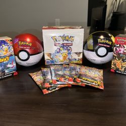 Pokemon Surging Sparks And Paldean Fates Boosters/bundles/singles