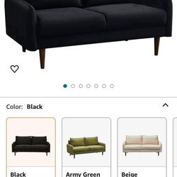 Two Love Seats! With Gold Legs