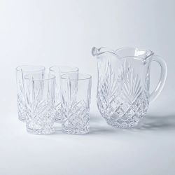 NEW Dublin Collection 5-Piece Crystal Beverage Set