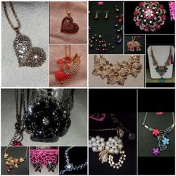 Beautiful! Crystal & Rhinestone Jewelry-14 Items 🎄☃️🎁May Be Sold INDIVIDUALLY- 2 For$28