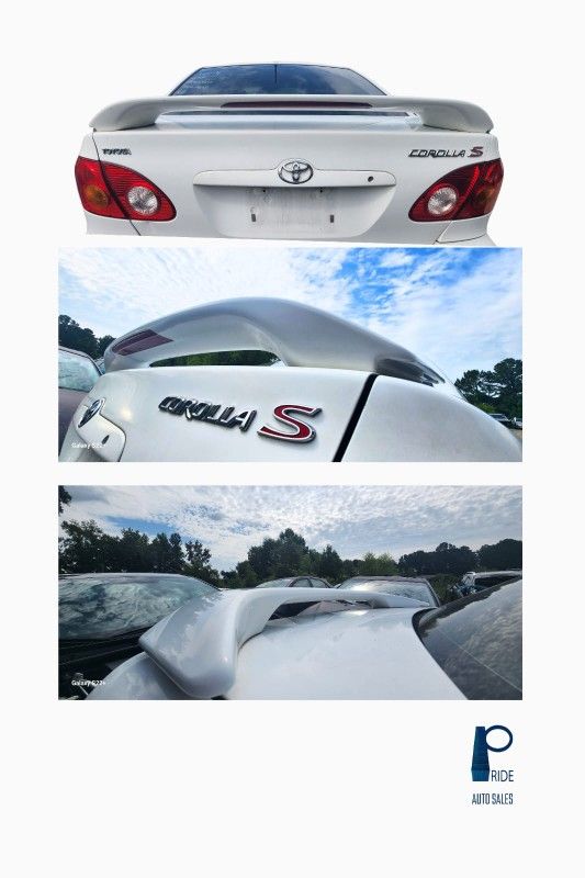 TOYOTA Corolla OEM Spoiler Wing 2005 2006 2007 2008