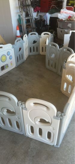 Baby Playpen Play Yard with Activity Panel