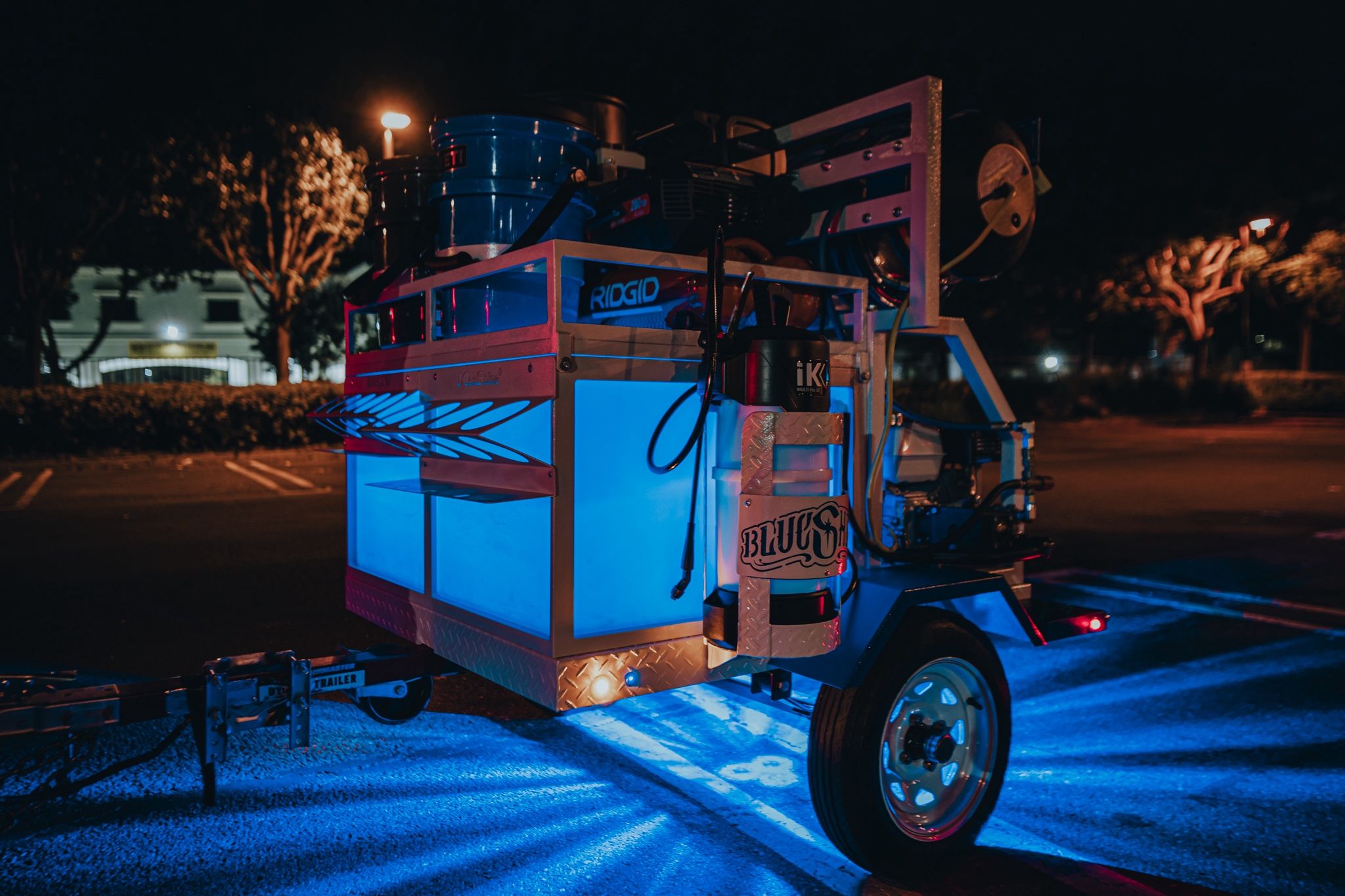 Detailing Trailer Setup