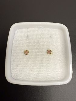 10K and 14K Gold Earrings Broqueles Oro