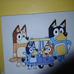 Bluey Canvas