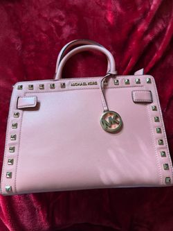 Michael Kors Medium Studded Saffiano Leather Purse
